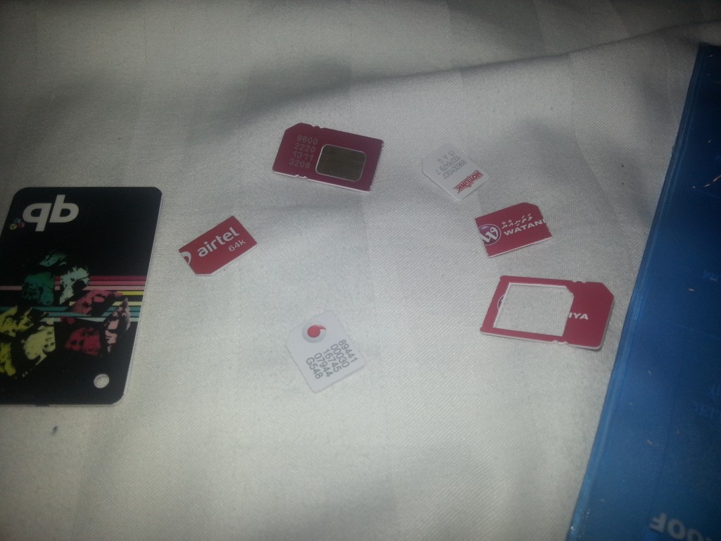 Local sim cards when travelling